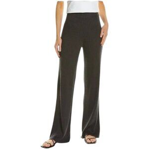 Splendid charcoal wide leg knit pants size L NWOT